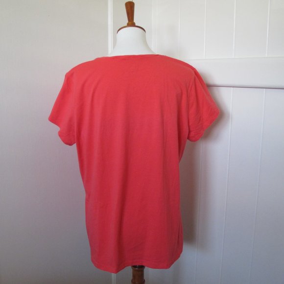 3/$15 Hot Coral with Twisted Collar - Picture 4 of 6